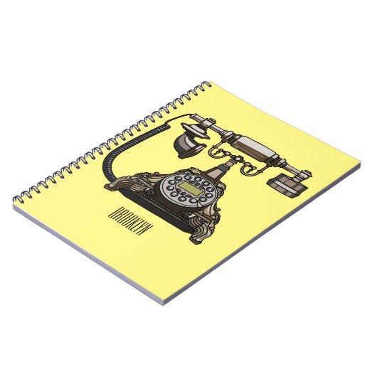 Cartoon-Abbildung Notizblock (Linke Seite)