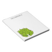 Cartoon-Abbildung Notizblock (angewinkelt)