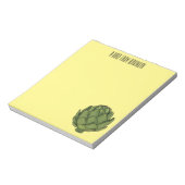 Cartoon-Abbildung Notizblock (Rotiert)