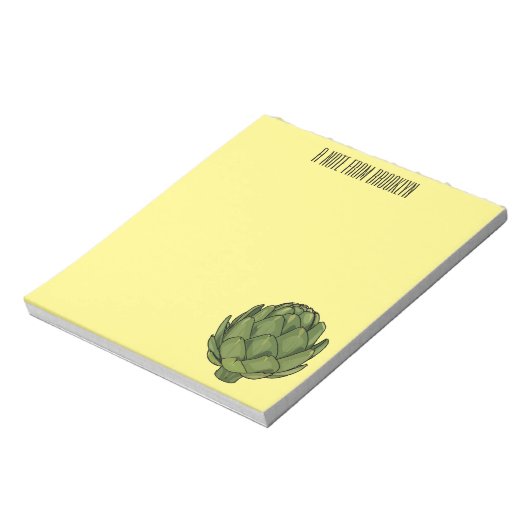 Cartoon-Abbildung Notizblock (Rotiert)