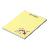 Cartoon-Abbildung Notizblock (Rotiert)