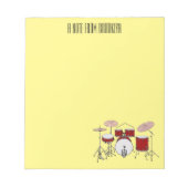 Cartoon-Abbildung Notizblock (Vorderseite)