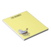 Cartoon-Abbildung Notizblock (angewinkelt)