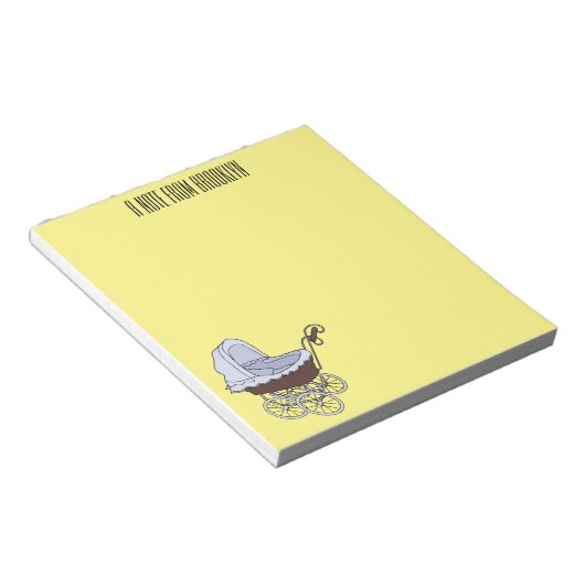 Cartoon-Abbildung Notizblock (angewinkelt)