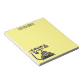 Cartoon-Abbildung Notizblock (angewinkelt)