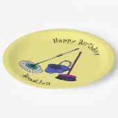 Cartoon-Abbildung Pappteller (Schrägansicht)