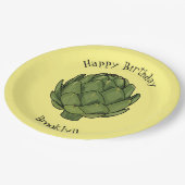 Cartoon-Abbildung Pappteller (Schrägansicht)