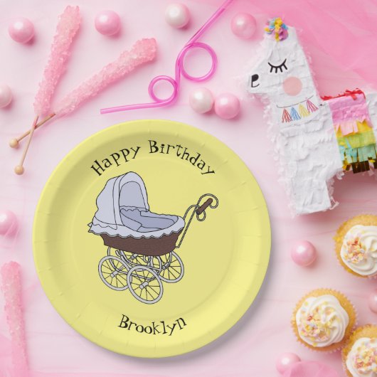 Cartoon-Abbildung Pappteller (Party)