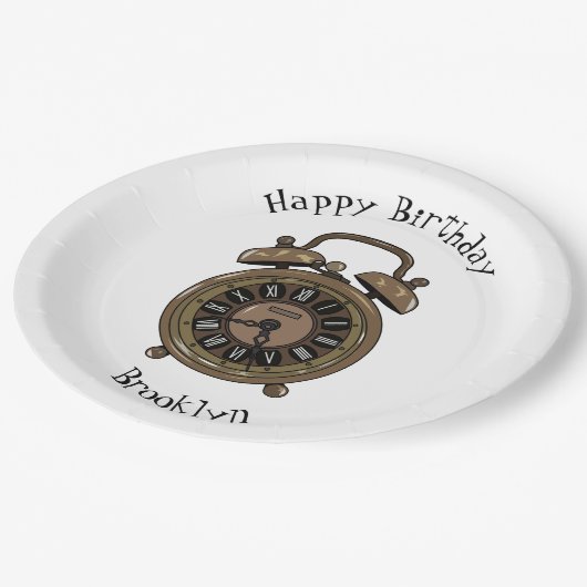 Cartoon-Abbildung Pappteller (Schrägansicht)