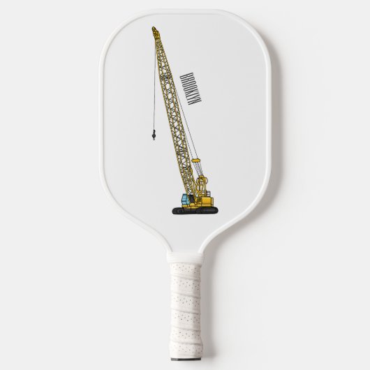 Cartoon-Abbildung Pickleball Schläger (Vorderseite)