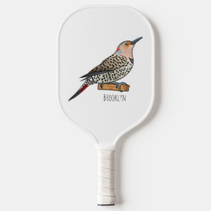 Cartoon-Abbildung Pickleball Schläger