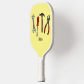 Cartoon-Abbildung Pickleball Schläger (Links)