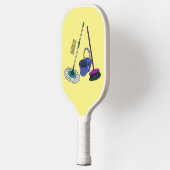 Cartoon-Abbildung Pickleball Schläger (Links)