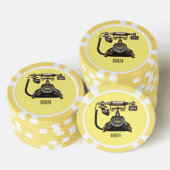 Cartoon-Abbildung Pokerchips (Stapel)