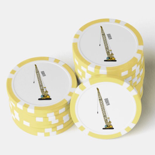 Cartoon-Abbildung Pokerchips (Stapel)