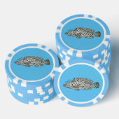 Cartoon-Abbildung Pokerchips (Stapel)