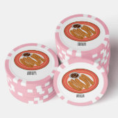 Cartoon-Abbildung Pokerchips (Stapel)
