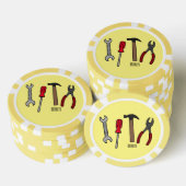 Cartoon-Abbildung Pokerchips (Stapel)