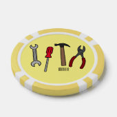 Cartoon-Abbildung Pokerchips (Einzeln)