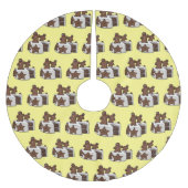 Cartoon-Abbildung Polyester Weihnachtsbaumdecke (Vorderseite)