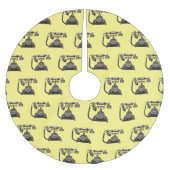 Cartoon-Abbildung Polyester Weihnachtsbaumdecke (Vorderseite)