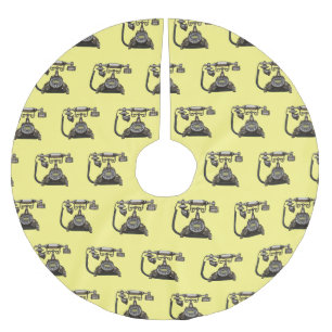 Cartoon-Abbildung Polyester Weihnachtsbaumdecke