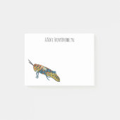 Cartoon-Abbildung Post-it Klebezettel (Vorderseite)