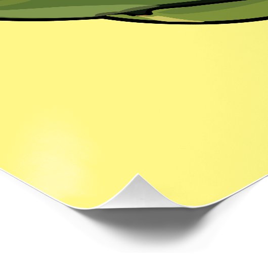 Cartoon-Abbildung Poster (Ecke)