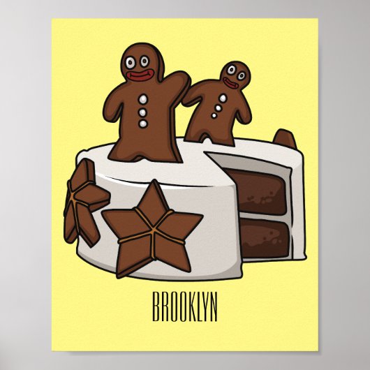 Cartoon-Abbildung Poster (Vorne)