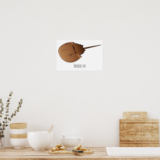 Cartoon-Abbildung Poster (Küche)