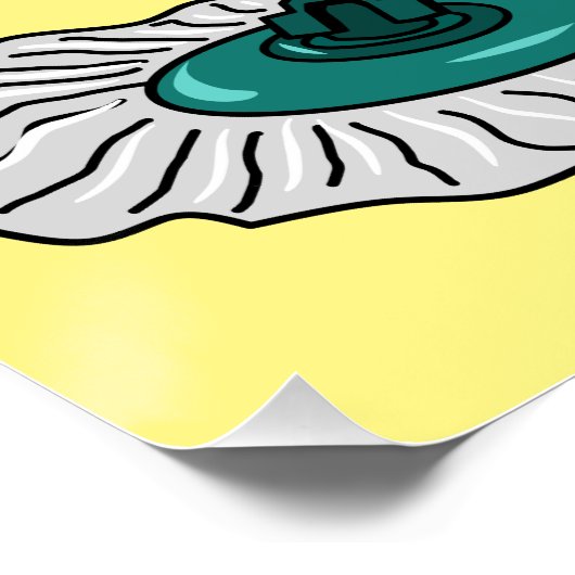 Cartoon-Abbildung Poster (Ecke)