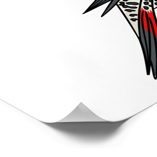 Cartoon-Abbildung Poster (Ecke)