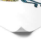 Cartoon-Abbildung Poster (Ecke)