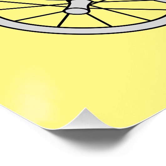 Cartoon-Abbildung Poster (Ecke)