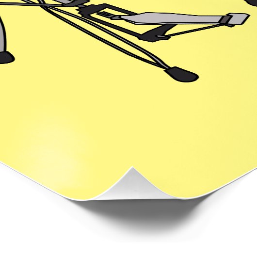 Cartoon-Abbildung Poster (Ecke)