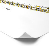 Cartoon-Abbildung Poster (Ecke)