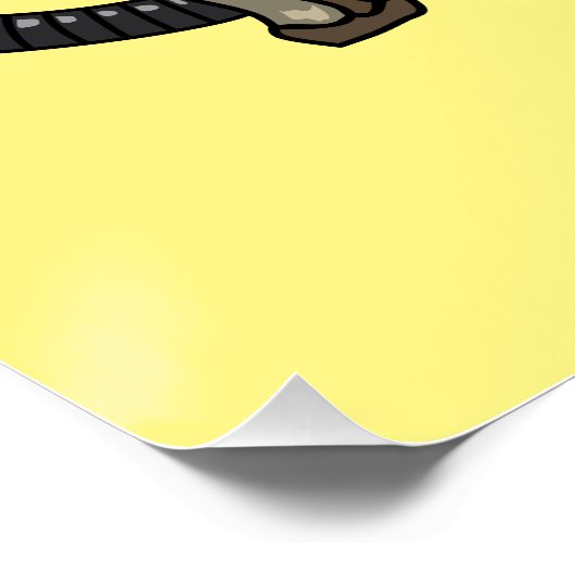 Cartoon-Abbildung Poster (Ecke)