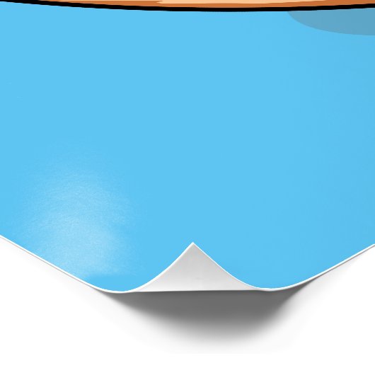 Cartoon-Abbildung Poster (Ecke)