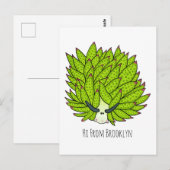 Cartoon-Abbildung Postkarte (Vorne/Hinten)