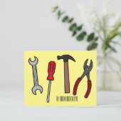 Cartoon-Abbildung Postkarte (Stehend Vorderseite)