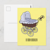 Cartoon-Abbildung Postkarte (Vorne/Hinten)