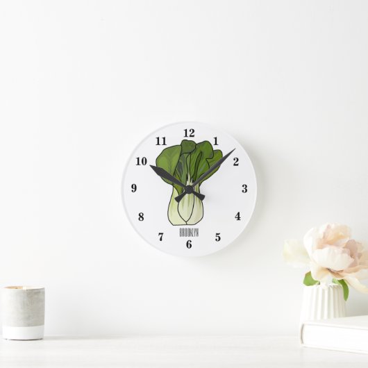 Cartoon-Abbildung Runde Wanduhr (Zuhause)