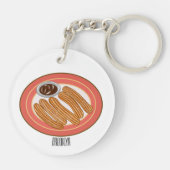 Cartoon-Abbildung Schlüsselanhänger (Rückseite)