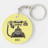 Cartoon-Abbildung Schlüsselanhänger (Rückseite)