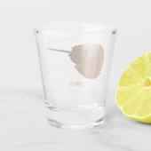 Cartoon-Abbildung Schnapsglas (Rückseite)