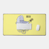 Cartoon-Abbildung Schreibtischunterlage (Tastatur & Maus)