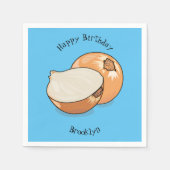 Cartoon-Abbildung Serviette (Vorderseite)