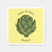 Cartoon-Abbildung Serviette (Vorderseite)