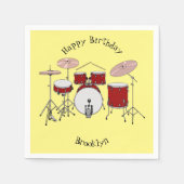 Cartoon-Abbildung Serviette (Vorderseite)