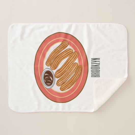 Cartoon-Abbildung Sherpadecke (Vorderseite (Horizontal))